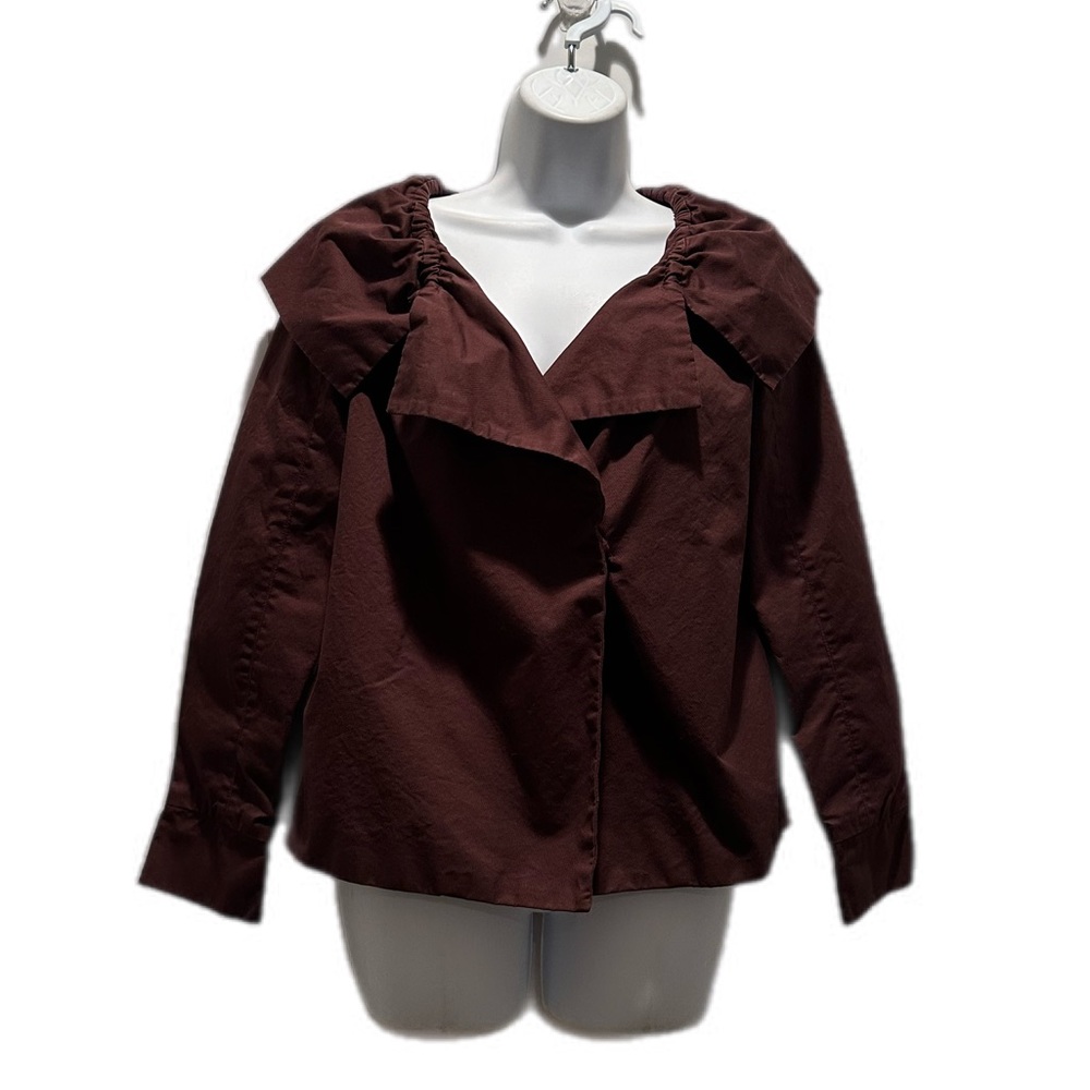Simply Vera Wang Women's S burgundy wine blazer suit Jacket‎
